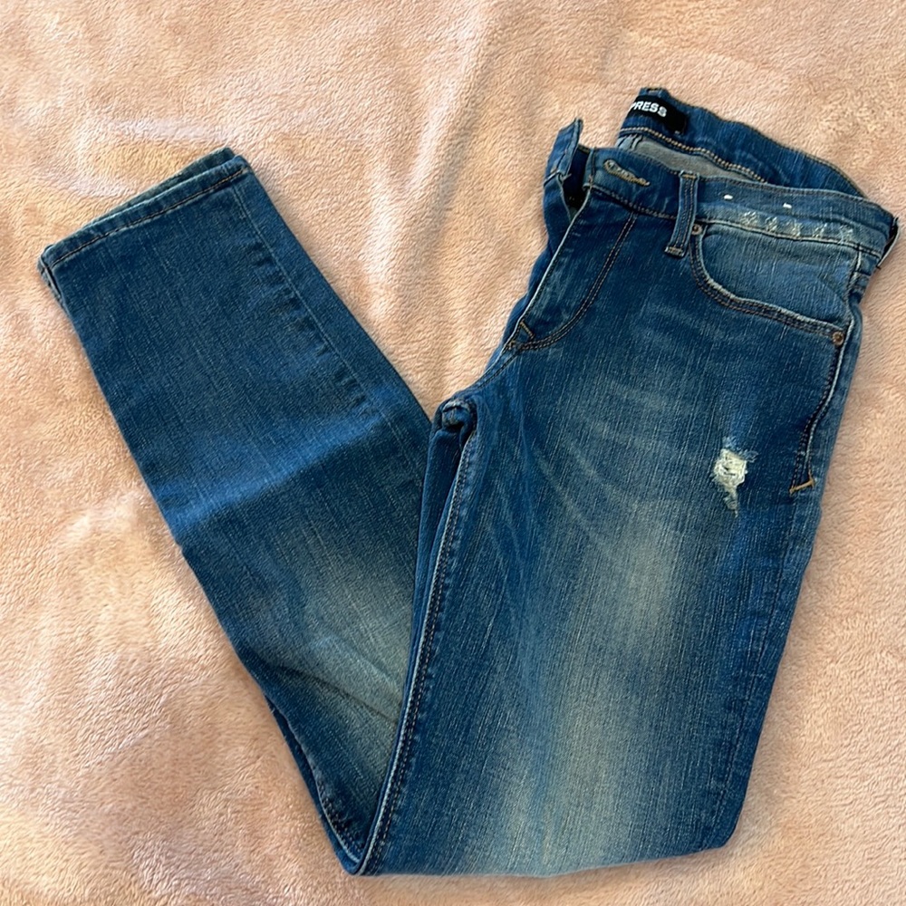 Women’s jeans by Express size 4R cropped skinny